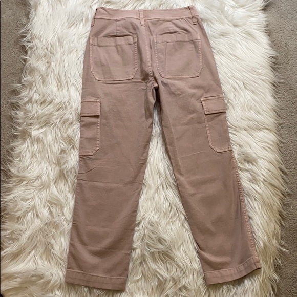 J.Crew Petite Pink Straight-leg Cargo Pants - Picture 11 of 12